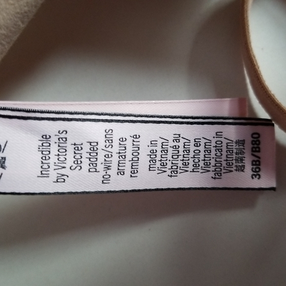 Victoria's Secret Incredible Padded Wire Free Bra 36B - Picture 5 of 7